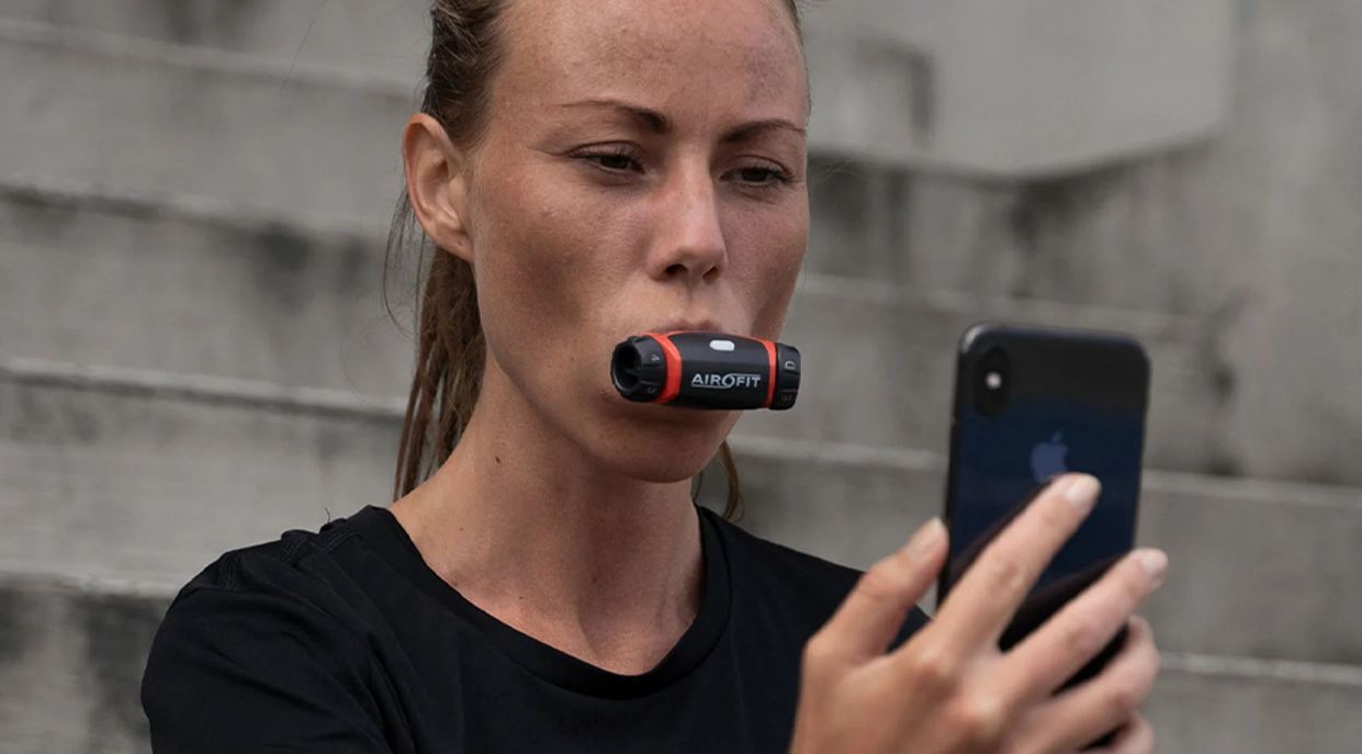 Airofit PRO Breathing Trainer: Mastering the Art of Respiration for Peak Performance and Well-being - Amazing Gadgets Outlet
