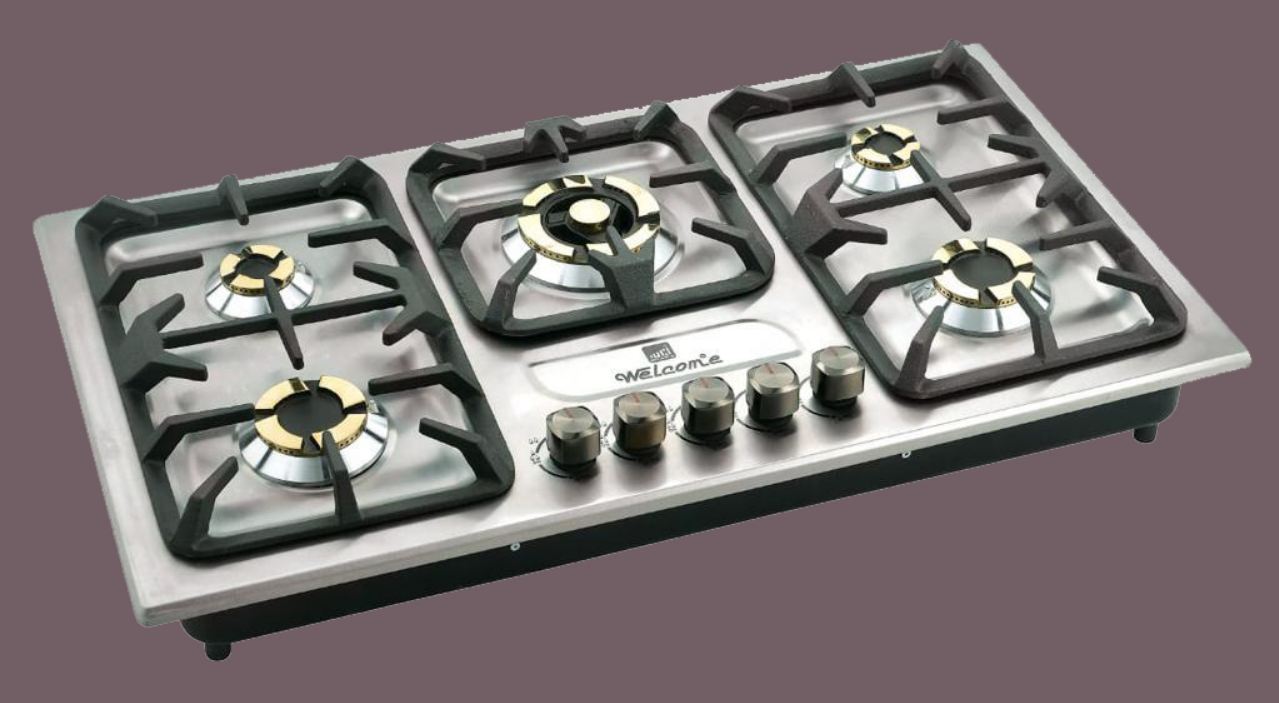 5 Burner Gas Hobs, Elevate Your Kitchen to Culinary Excellence