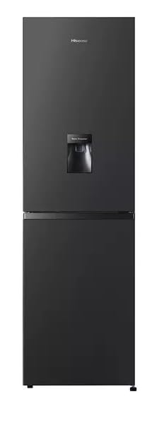 Hisense 256 Litre 50/50 Freestading Fridge Freezer - Black.