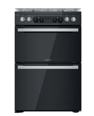 Hotpoint HDM67G8CCB/UK Dual Fuel Cooker - Black - A/A Rated.