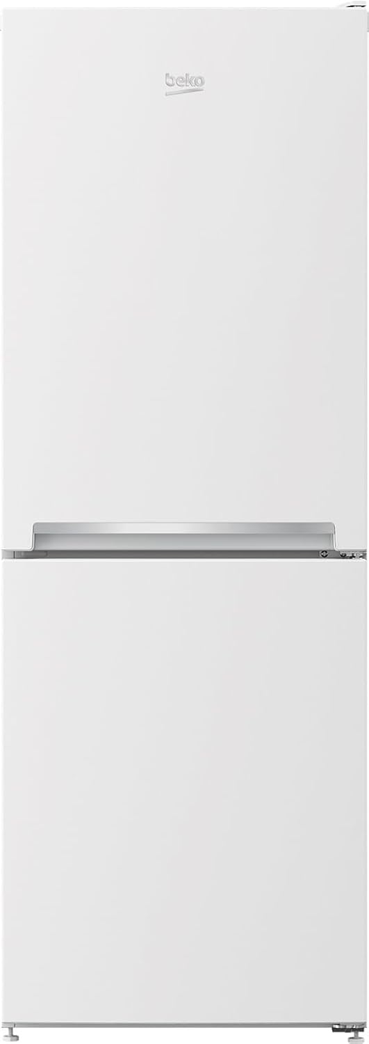 Beko CFG4552W Fridge Freezer | 50/50 Freestanding Frost Free | E Rated Energy Class| Large 220 Litre Capacity | Freezer Guard | LED Light.