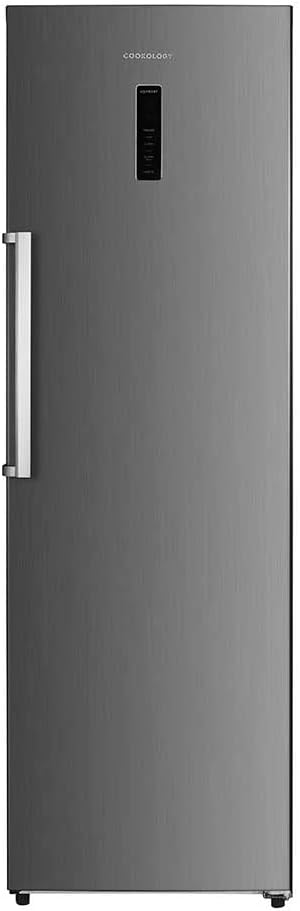 Cookology CTFZ272IX 274 Litre Capacity, Tall Upright Freezer, Features LED Digital Touch Display, Frost Free System, Reversible Door and Adjustable Legs with 4 Star Freezer Rating – in Inox.