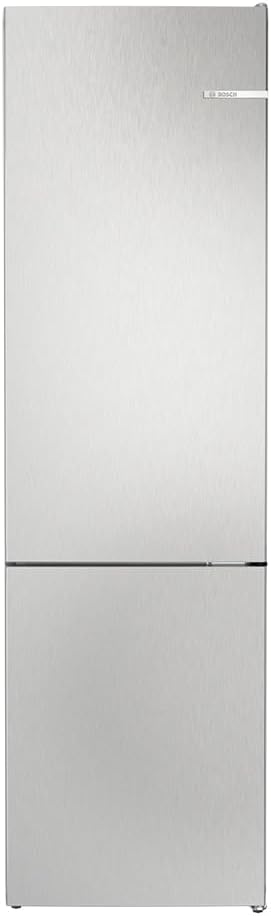 Bosch KGN392LAF Series 4, Free-standing fridge-freezer with freezer at bottom 203 x 60 cm Stainless steel look.