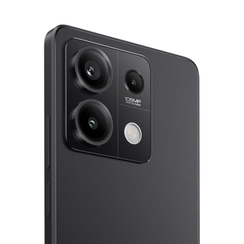 Xiaomi Redmi Note 13 Black - Smartphone 8+256GB, Snapdragon 685, 6nm process, 108MP triple camera, 120Hz FHD+ AMOLED, 33W fast charging, dust and water protection (UK Version + 2 Years Warranty).