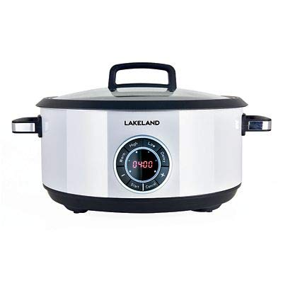 Lakeland Digital Family Sized Slow Cooker 6.5L with 24 Hour Delay Timer.