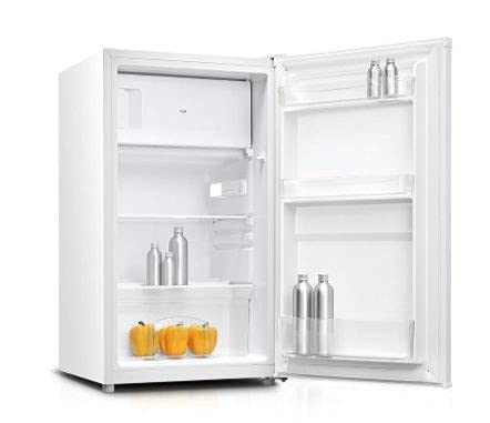 HADEN 82L Under Counter Fridge With Ice Box - Reversible Door, Recessed Handle, White - Metal Backed Flame Retardant - F Energy Rating larder fridge.