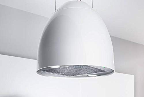 45cm Island Cooker Hood with Integra System - Airforce New Moon - White.