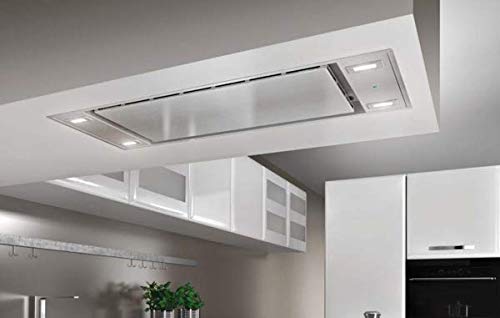 Airforce F96 TLC 83cm Ceiling Island Cooker Hood with Integra System - Stainless Steel.