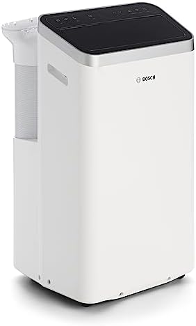 Bosch Cool 4000 Portable AC - 3-in-1: Air Conditioner, Dehumidifier, Fan - 2,6 kW for Rooms of up to 35m² - With Auto Mode, Silent Mode & Sleep Mode (48 db (A)) [Energy class A+].