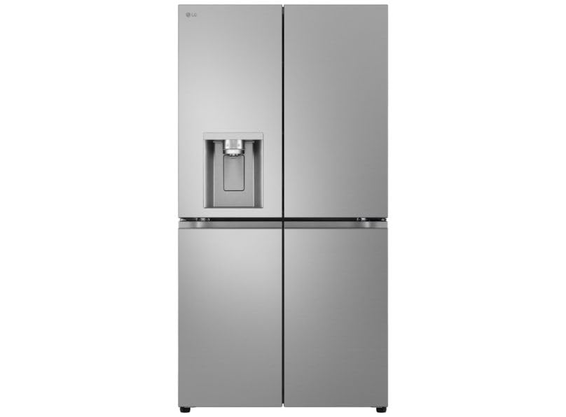 NatureFRESH™ Wifi Connected Plumbed Frost Free American Fridge Freezer in Prime Silver.