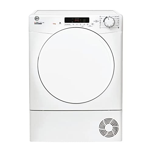 MyChoice Hoover HLEC9DF Condenser Tumble Dryer, 9kg, White, B Rated.