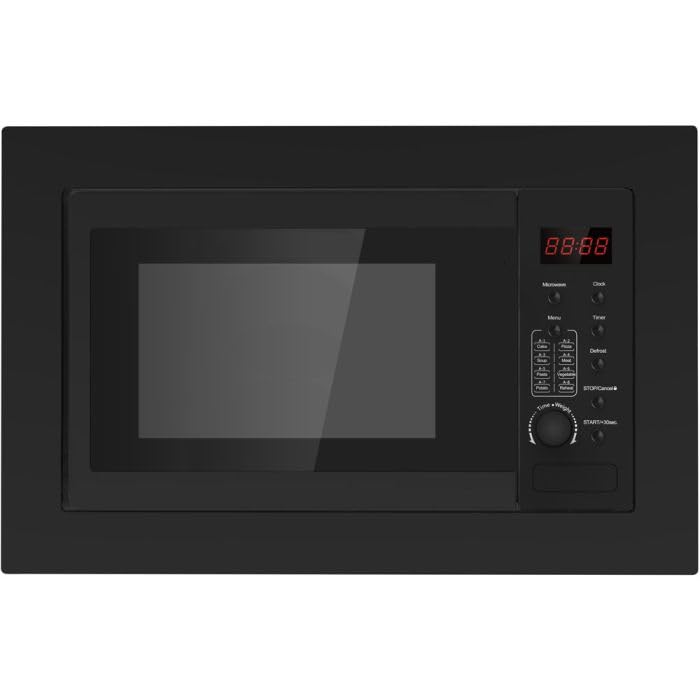 Teknix BIM21B Built In 21 Litre 38cm Microwave - Black.