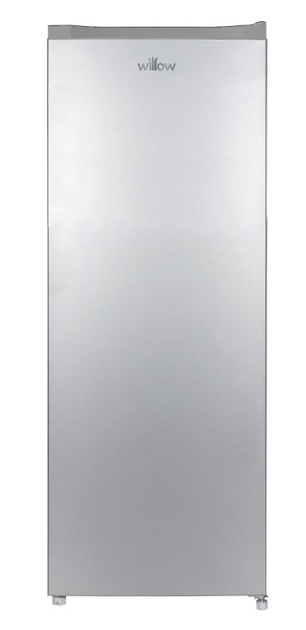 Willow WTF55S 177L Freestanding Tall Freezer with Reversible Door, Adjustable Thermostat, 2 Years Warranty - Silver.