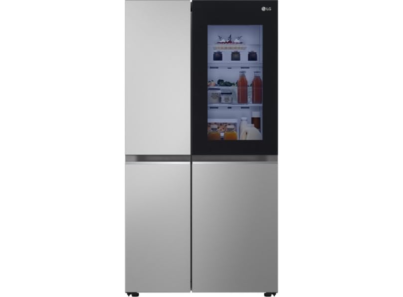 LG Electronics InstaView ThinQ GSVV80PYLL WiFi Connected American Fridge Freezer.