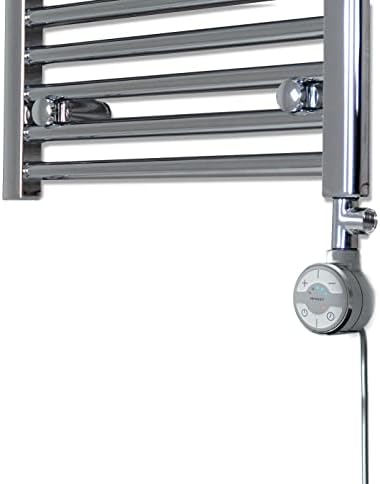 terma MOA Chrome Thermostatic Electric Element for Heated Towel Rail Radiator, Standard and Dual Fuel, ALL WATTS (Only Electric Element, 600W).