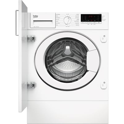 Beko RecycledTub® WTIK84111F Integrated 8kg Washing Machine with 1400 rpm - White - C Rated.