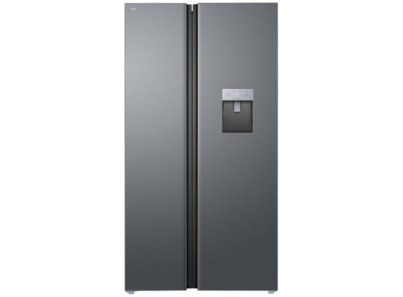 American Fridge Freezer in Stainless Steel with Water Dispenser, Total No Frost, Power freeze, Power Cool, Touch Screen Digital Display.