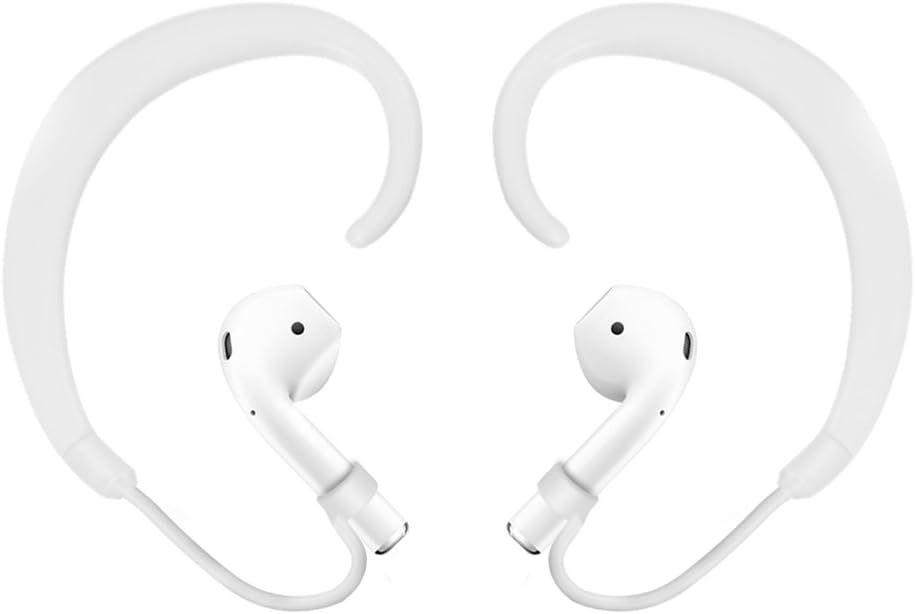 ASHATA Airpods Earhook, Earhooks for Apple Anti-lost Protective Earhooks Secure Fit Hooks for Airpods,Apple Earphones Accessories For Sports Work Cycling.