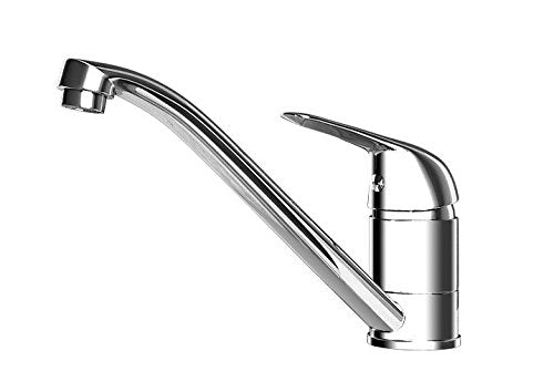 Durovin Bathrooms Brass Basin Tap Polished Chrome 50mm x 170 x 265 (WxHxD) German Engineered Hot & Cold Tap.