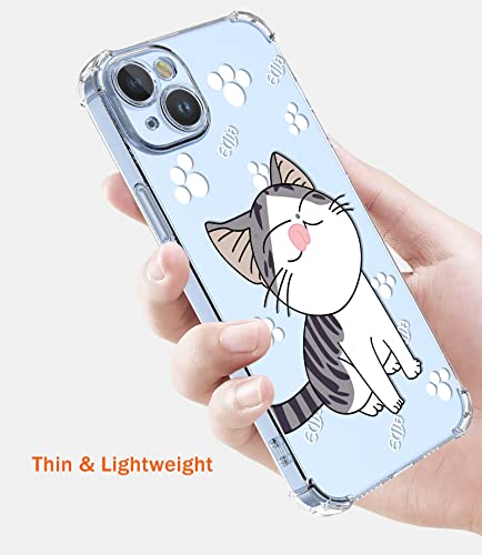 XINYEXIN Case for OPPO A74 5G / OPPO A54 5G, Painting Flower Pattern Clear Case Soft TPU Silicone Case Slim Shockproof Bumper Girl Women Phone Cover - Daisy.