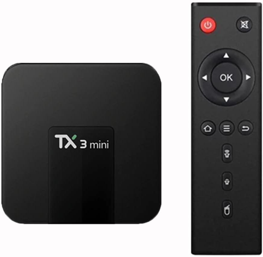 Android 10.0 TV Box, TX3 Mini RAM 2GB ROM 16GB Quad Core Allwinner H313 Ultra 4K HDR AV1 Dual Band WiFi 2.4G/5.8G BT 4.2 Home Smart Streaming Media Player.