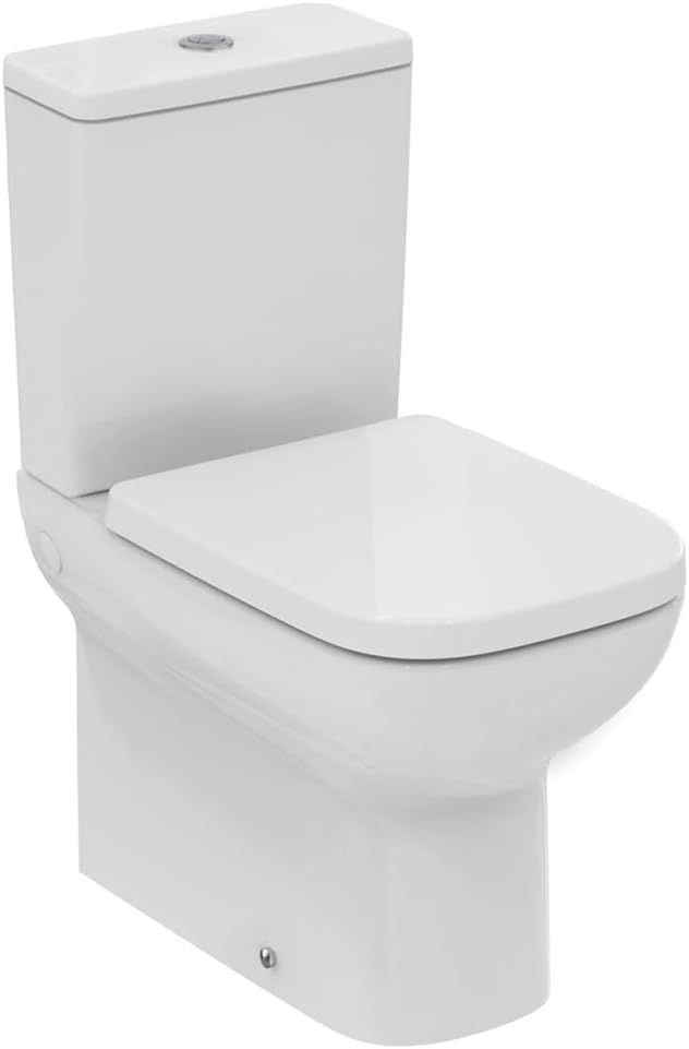 Ideal Standard i.Life A Back to Wall Close Coupled Toilet with 6/4 Litre Cistern and Soft Close Seat.