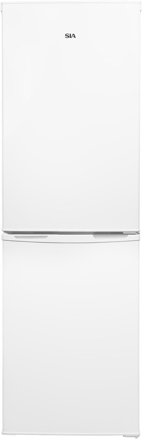 SIA SFF1490W 60/40 Split Freestanding 153L Combi Fridge Freezer with 4* Freezer Compartment in White, Includes 2 Years Parts & Labour Warranty.