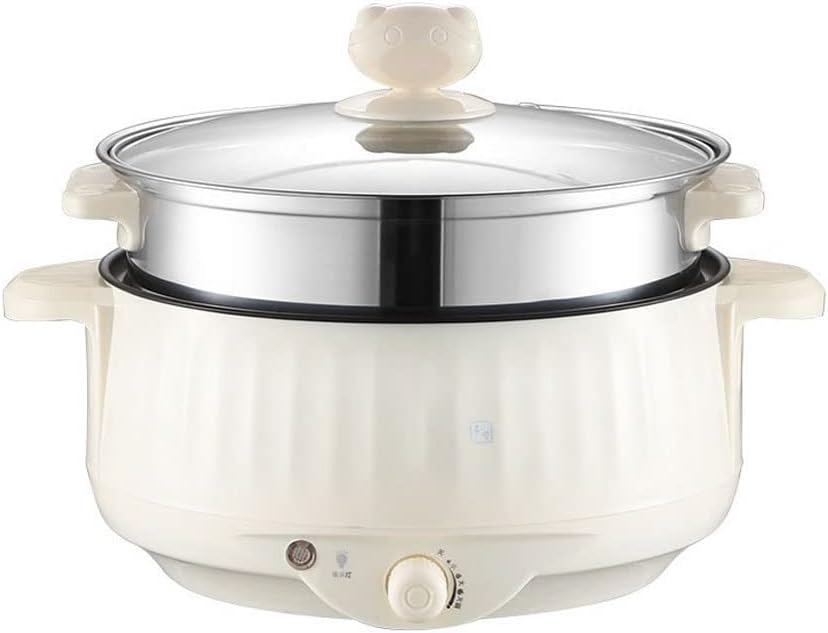 ZXSXDSAX Rice Cooker Multi Cookers Electric Hot Pot Cooker Non-stick Pan Multi Functional Rice Cooker for 1-2 Peoples Kitchen Appliance.