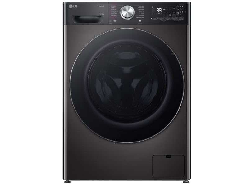 EZDispense™ 13kg Washing Machine with 1400 rpm, A Energy Rated, TurboWash™360, Steam+™ in Platinum Black.