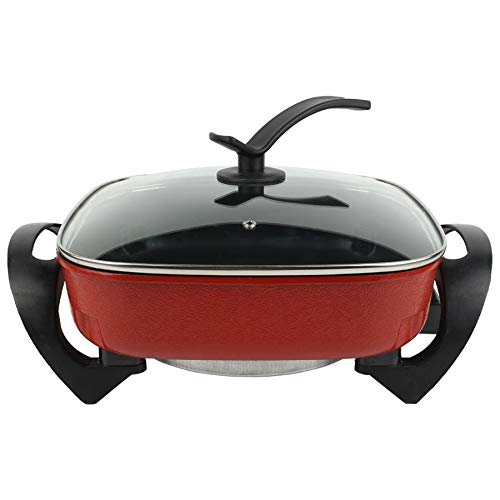 WMMNHY 5L Multi Cooker Non stick Electric Hot Pot Square Slow Cooker Noodles Rice Eggs Soup Steamer Cooking Pot Multicooker.