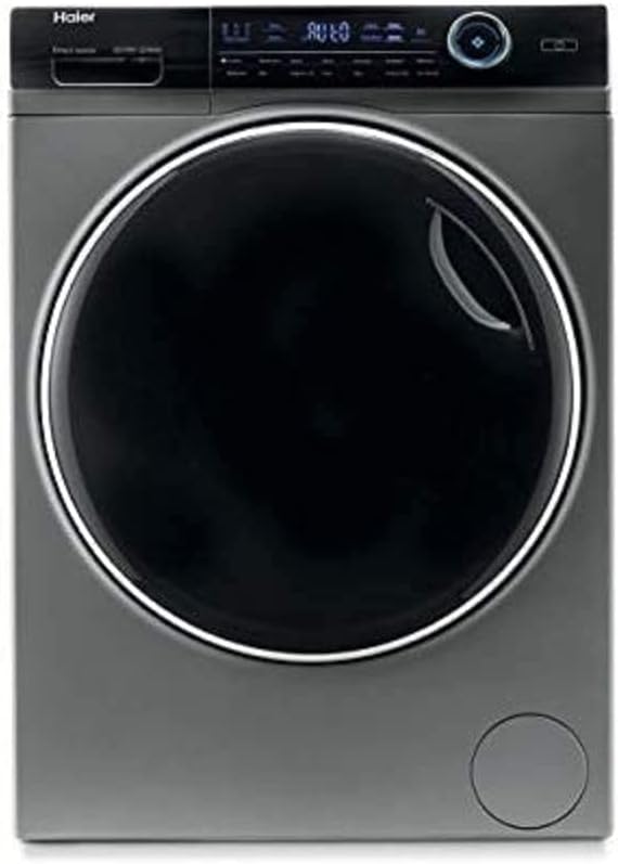 Haier HW80-B14979S Freestanding Washing Machine, 8kg Load, 1400RPM, Graphite.