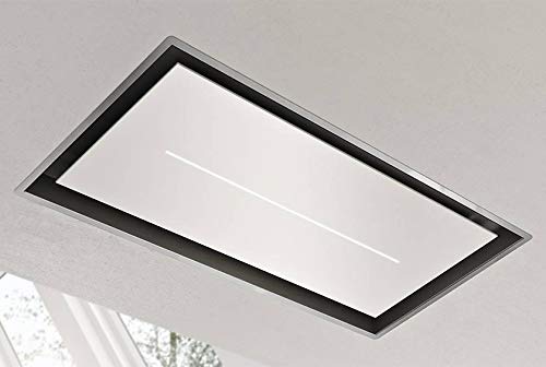 Airforce Sinergia 100cm Premium Ceiling Cooker Hood - Stainless Steel and Glass.