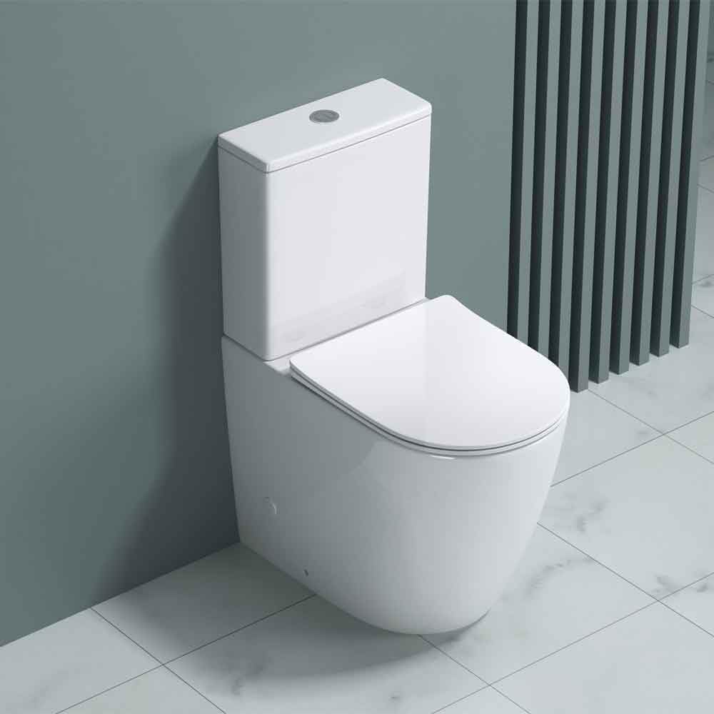 Durovin Bathrooms Comfort Height Close Coupled Toilet with Soft Close Seat and Cistern.