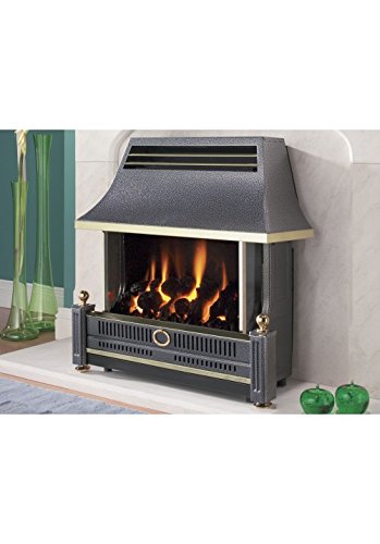 Designer Fire - FLAVEL FRECN0EN BLACK RENOIR GAS FIRE - EC.