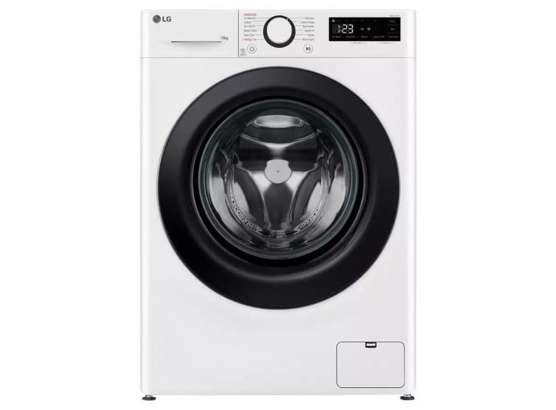 10KG Washing Machine with 1400 RPM, TurboWash, AI DD, Steam Technology, A Energy Rated in White.