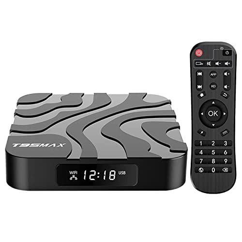 Android TV Box 12.0, 4GB RAM 32GB ROM Allwinner H618 Quad-Core 5G+2.4G Dual WiFi HDR10/6K 3D/BT4.0/H.265/4K Output Smart TV Box.