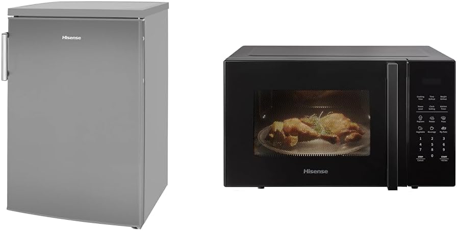 Hisense RL170D4BWE Freestanding 56cm Under Counter Fridge - 132 litre capacity - Auto Defrost - Reversible Door - White - E Rated.