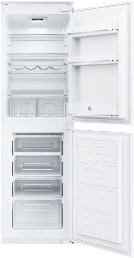 Hoover HOB50S518EK Integrated Static Fridge Freezer 233L Total Capacity, 50:50 split, White, E Rated.