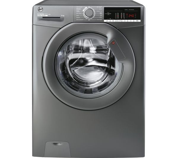 Hoover H3WPS496TAM6 9kg 1400 Spin Washing Machine - Graphite (Pack Of 1).