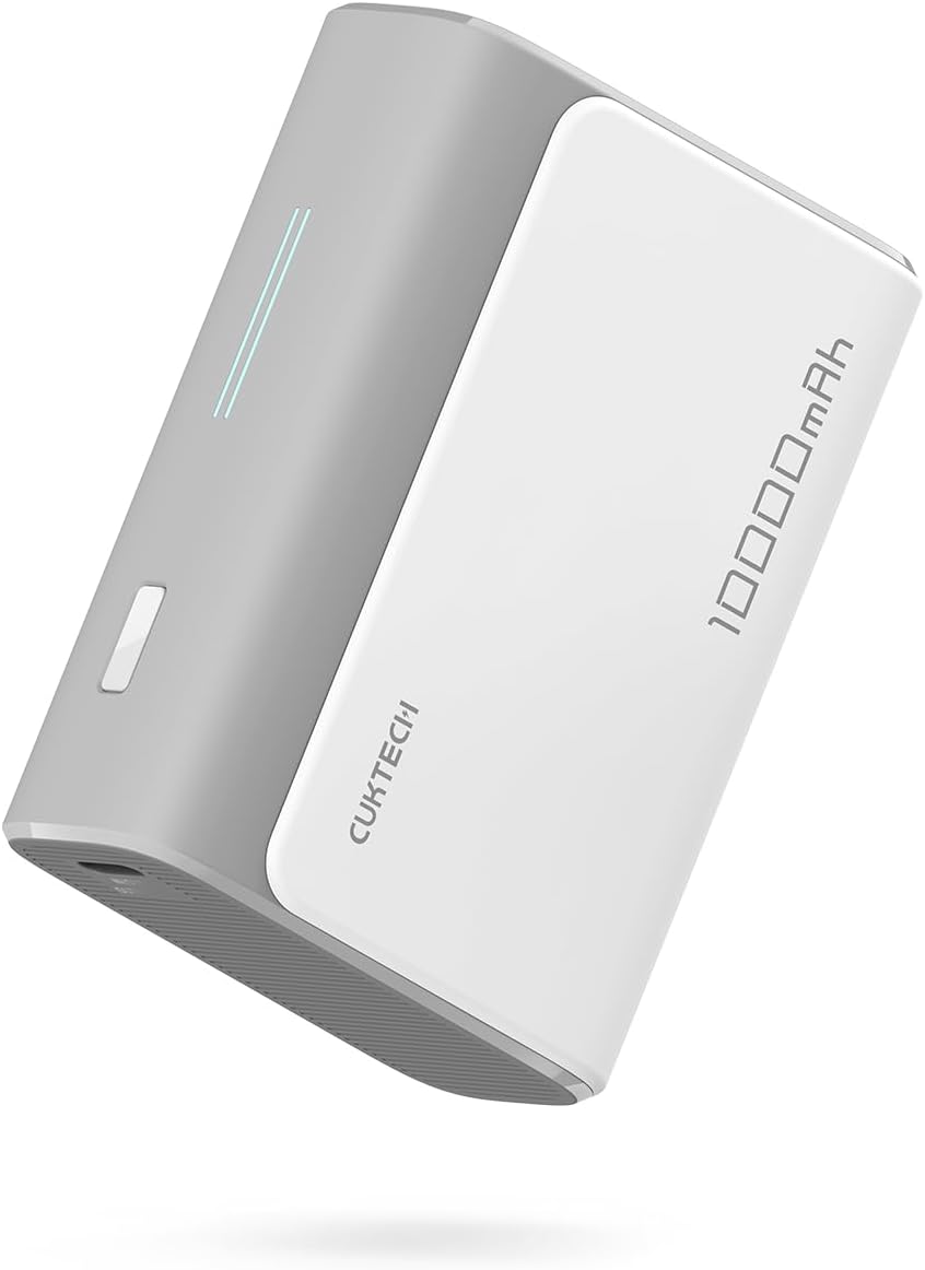 CUKTECH Power Bank 10000mAh 30W Portable Charger Fast Charging PowerBank Smallest Lightest USB C Output & Input External Batterie for iPhone 15 14 13 Pro Max Samsung Xiaomi iPad AirPods (grey)