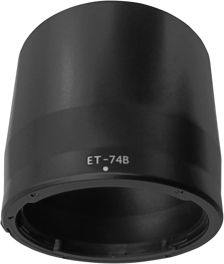 ET-74B Lens Hood for Canon RF 100-400mm F5.6-8 is USM,Canon EF 70-300mm f/4-5.6 is II USM(Not for is USM) Lens,HUIPUXIANG 67mm Lens Hood.