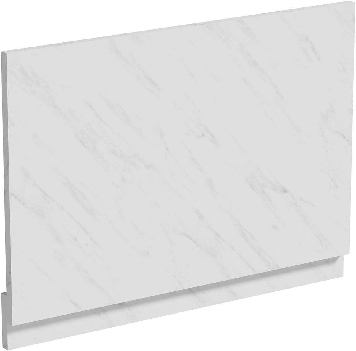 Orchard Lea Marble Straight Bath end Panel 750mm - White Bath Panel, Rectangular Bath Panels, Baths.