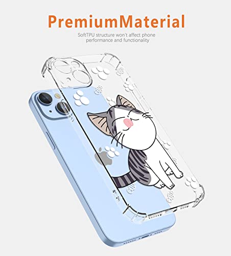 XINYEXIN Case for OPPO A74 5G / OPPO A54 5G, Painting Flower Pattern Clear Case Soft TPU Silicone Case Slim Shockproof Bumper Girl Women Phone Cover - Daisy.