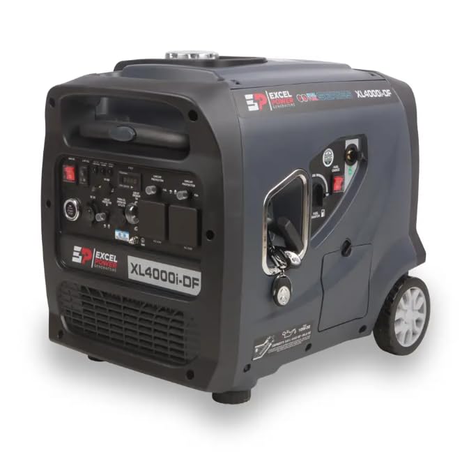 Excel Power Electric Start Easy To Use True Sine Wave 3.8KW Dual-Fuel Inverter Generator Ideal For Camping, Fishing, Motorhome, Caravan, Outdoor Adventure With 2 Year Warranty.