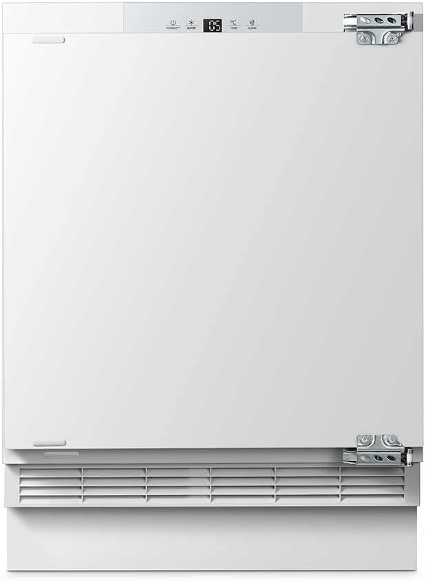 Cookology CBUIB601 121 Litre Capacity Integrated Built In Undercounter Fridge, Adjustable Temperature Control and Legs, Reversible Door, LED Interior Light and 4 Star Freezer Box - White.