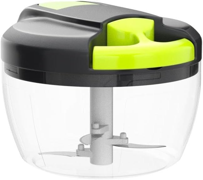 Manual Food Chopper: Multi-Functional Vegetable Processor for Effortless Meal Prep - Chop, Slice, Dice, and Grind with Ease.