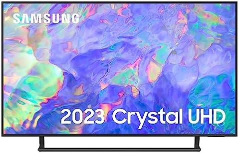 43 Inch CU8500 4K UHD Smart TV (2023) - Air Slim Design TV With Centre Stand & Alexa Built In, 4K Crystal Processor, Object Tracking Sound, Multi View, Gaming TV Hub & Smart TV Content   Import  Single ASIN  Import  Multiple ASIN ×Product customi - Amazing Gadgets Outlet