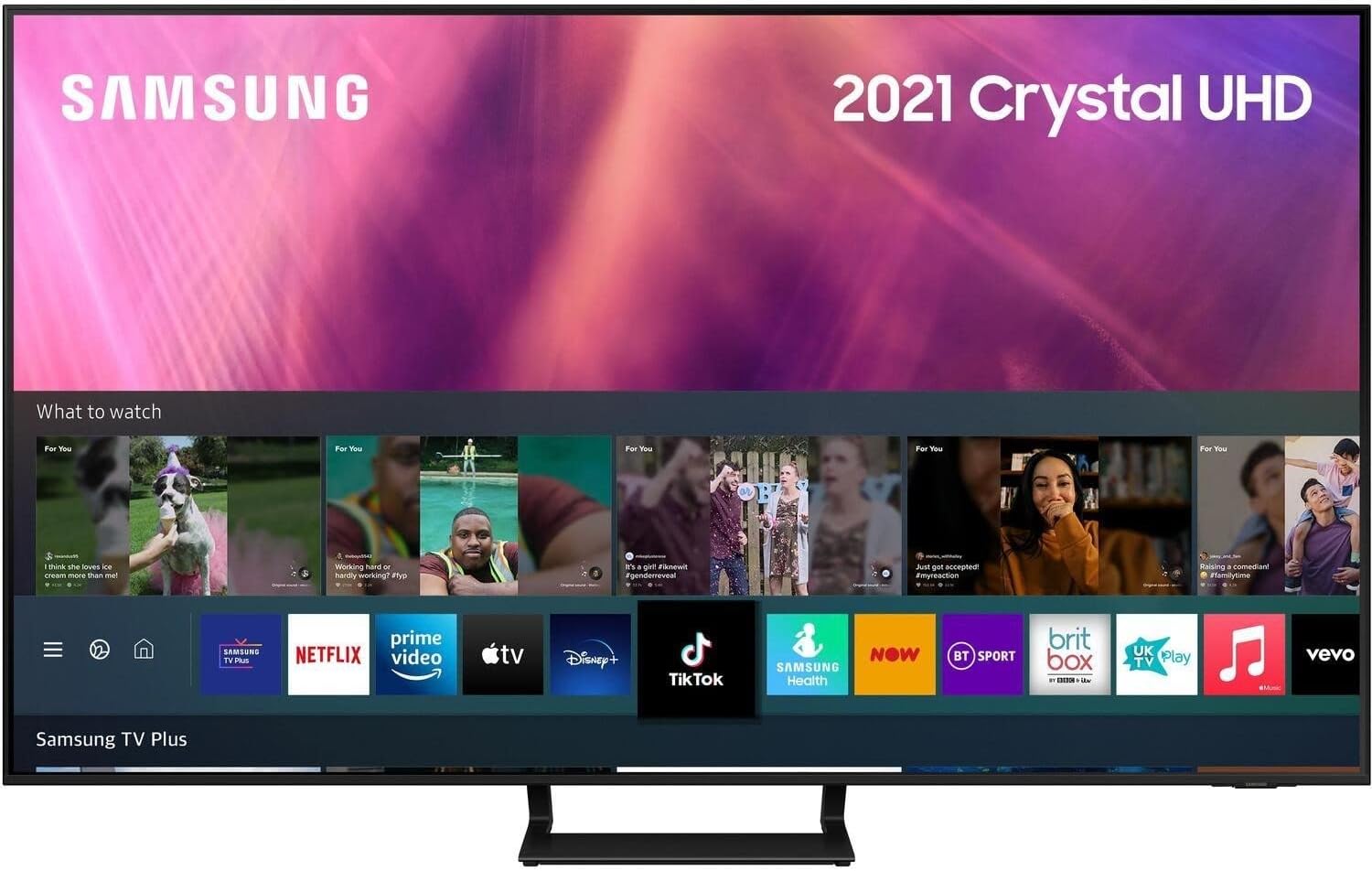 43 Inch CU8500 4K UHD Smart TV (2023) - Air Slim Design TV With Centre Stand & Alexa Built In, 4K Crystal Processor, Object Tracking Sound, Multi View, Gaming TV Hub & Smart TV Content   Import  Single ASIN  Import  Multiple ASIN ×Product customi - Amazing Gadgets Outlet