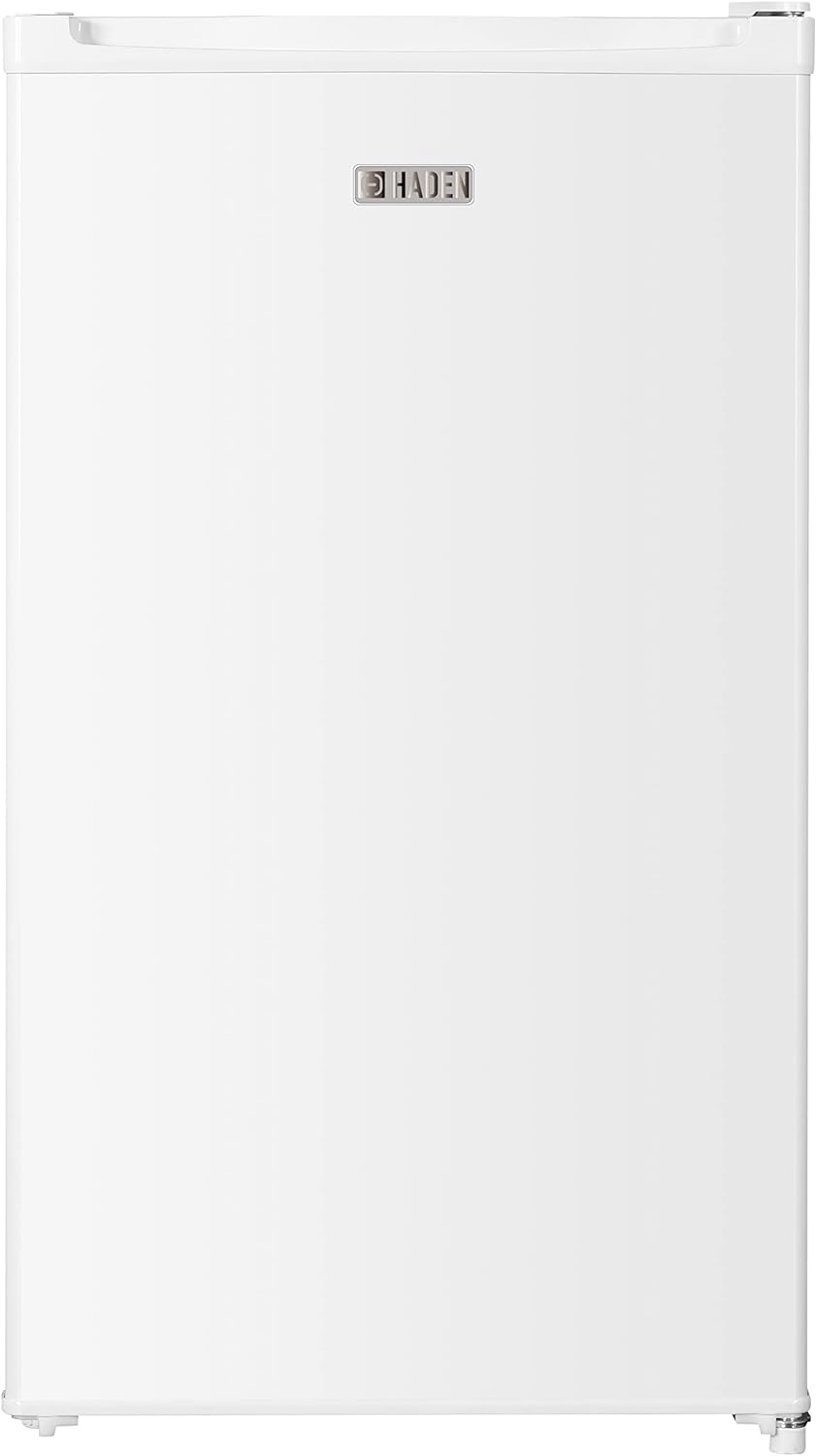 HADEN HL794W Under Counter Fridge - Freestanding - 4-Star Under Counter Larder Fridge - Energy Efficient - Crisper drawer - 89 Litre Capacity - 48 cm Wide - White.