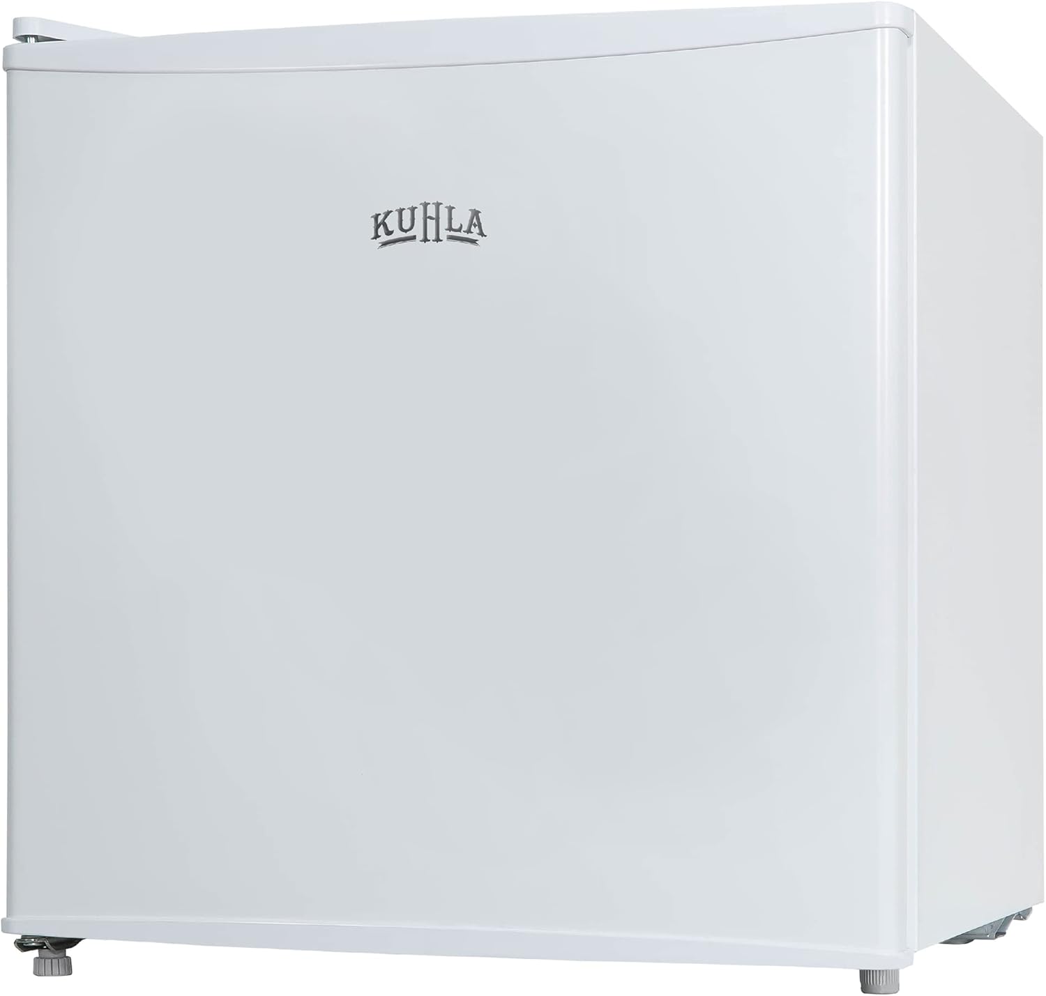 Kuhla KTTFZ5, 31L Table Top Freezer, Compact Size, Classic Design, Reversible Door, Removable Wire Shelf, Energy Efficient, White.